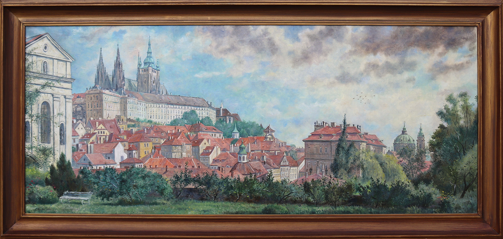 Cyril Bouda (1901 - 1984) - Hradčany od Vlašské ulice