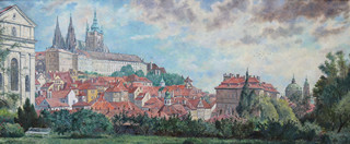Cyril Bouda (1901 - 1984) - Hradčany od Vlašské ulice