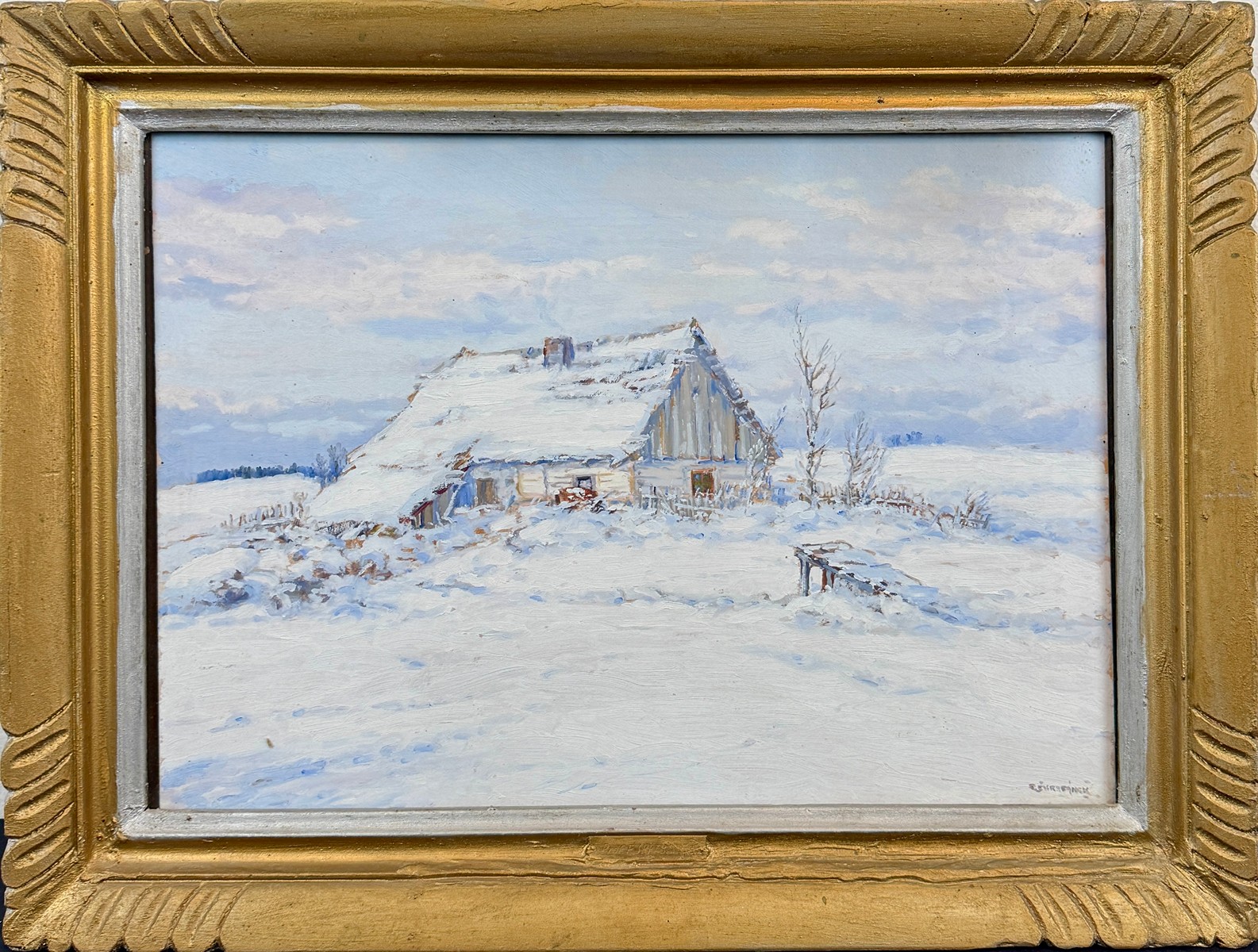 František Škrabánek (1901 - 1974) - Zasněžená samota