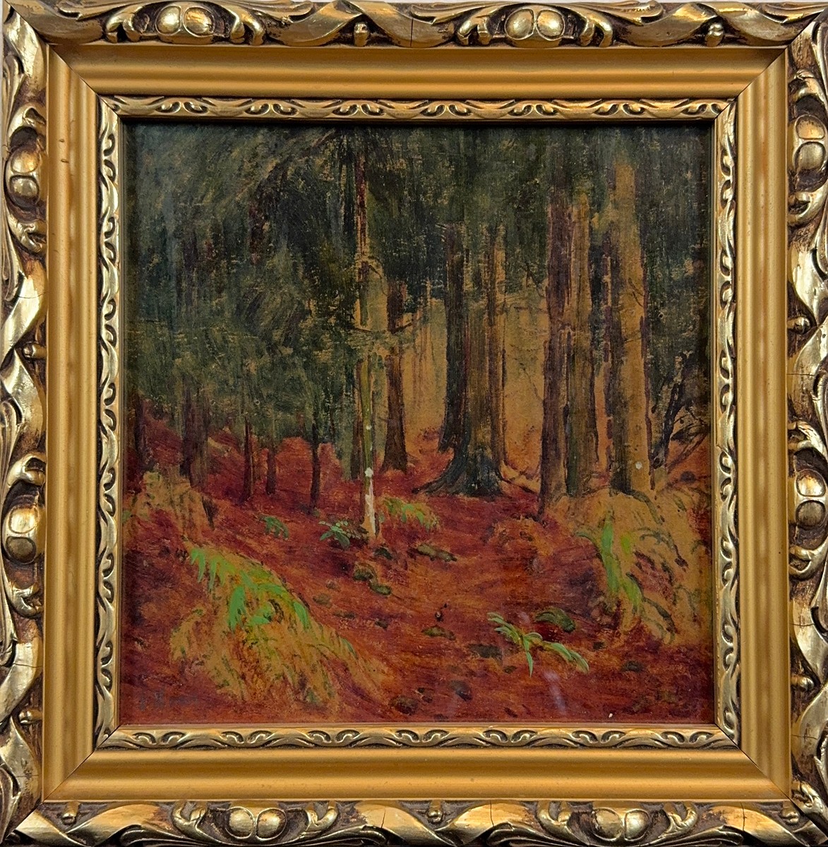 Jan Honsa (1876 - 1937) - Lesní interiér