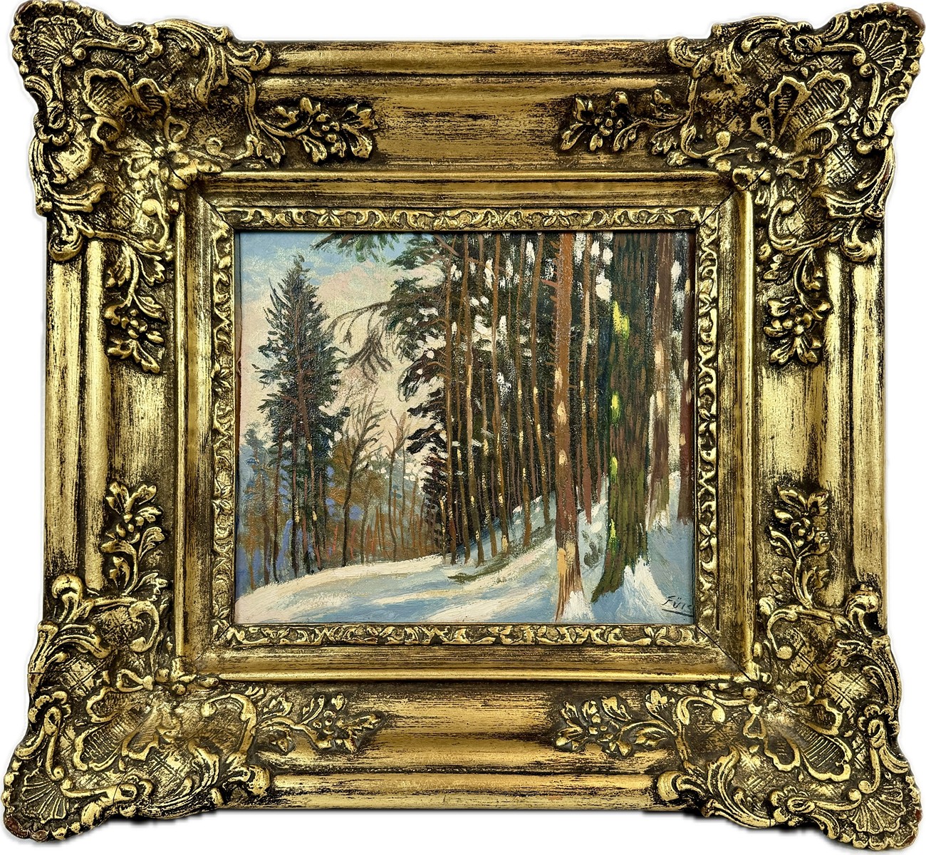 Jindřich Fürst (1873 - 1943) - Zimní les
