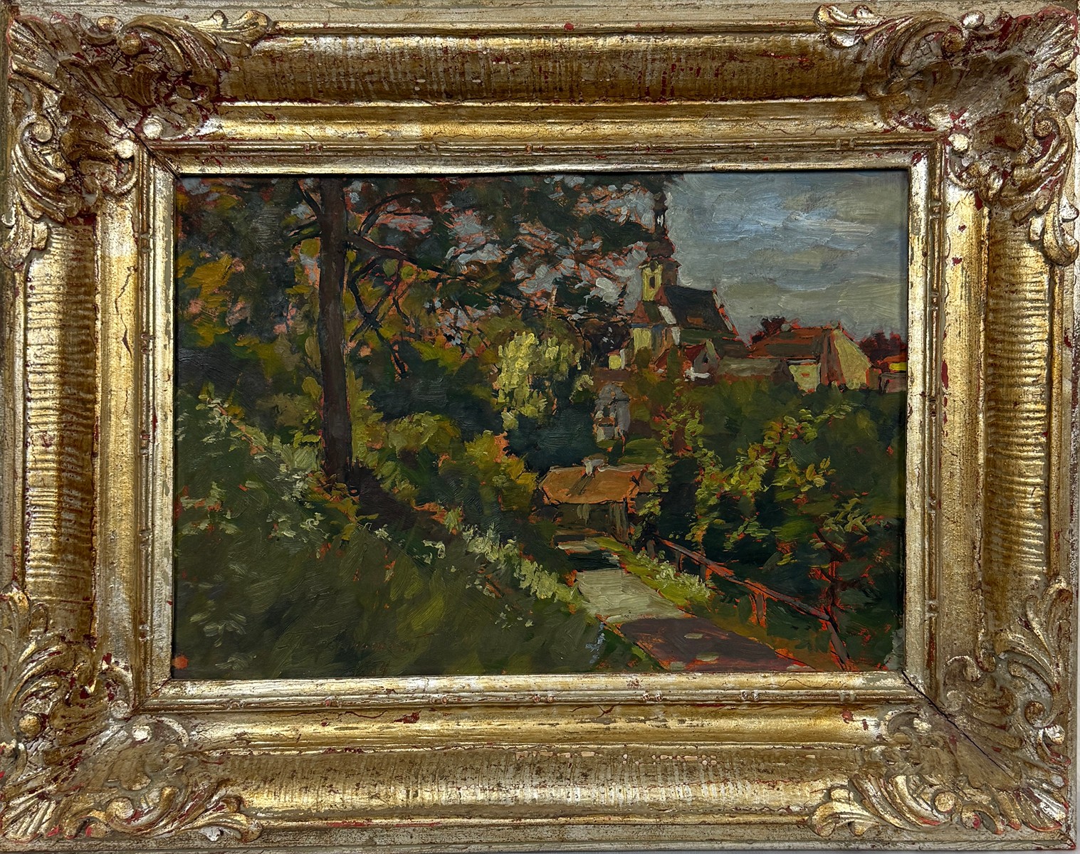 Pavel Antonovič Gromnickij (1889 - 1977) - Pohled na vesnici