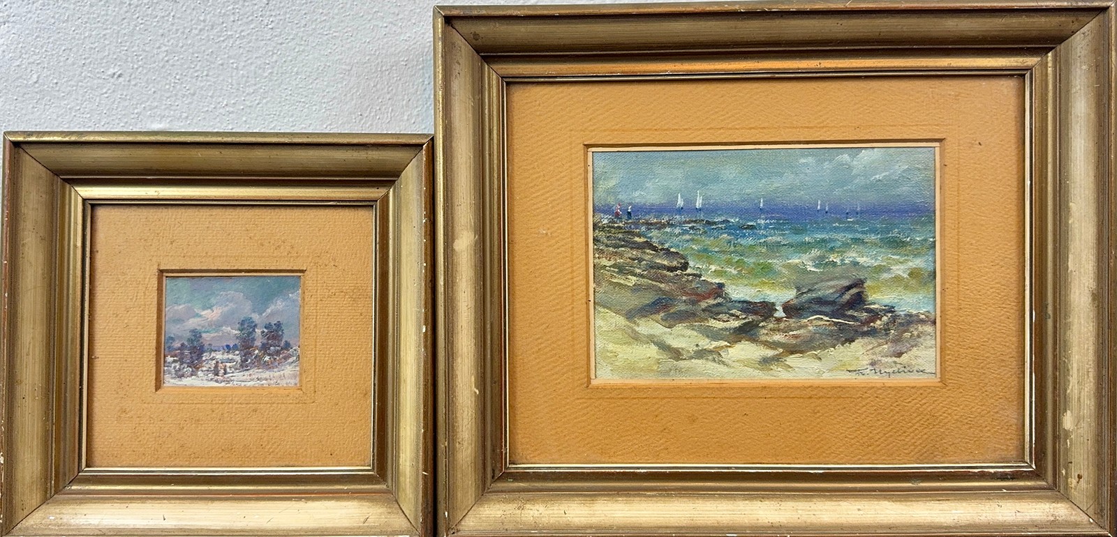 František Myslivec (1890 - 1965) - Moře a zima