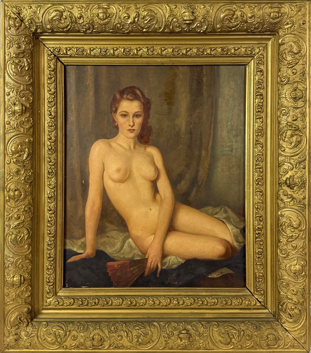 Jaroslav Veris (1900 - 1983) - Akt Pařížanky