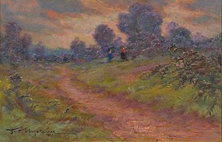 František Myslivec (1890 - 1965) - Letní pěšinka