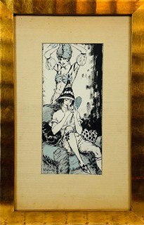 Willy Helwig (1879 - 1957) - Před karnevalem