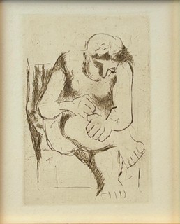 Alfréd Justitz (1879 - 1934) - Ženská postava