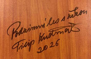 Filip Kudrnáč (1975) - Podzimní les s řekou