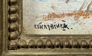 František Škrabánek (1901 - 1974) - U Humpolce od hradu Orlíka