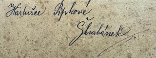 František Škrabánek (1901 - 1974) - U Humpolce od hradu Orlíka