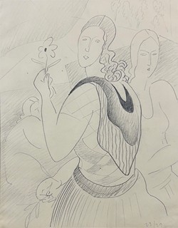 Jaroslav Král (1883 - 1942) - Studie Španělky
