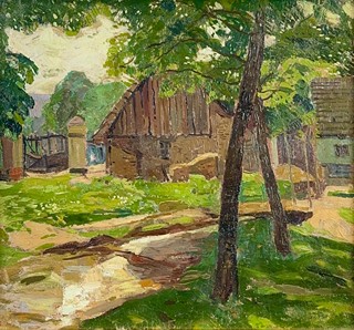 Gustav Macoun (1889 - 1934) - Motiv z Kameniček u Hlinska