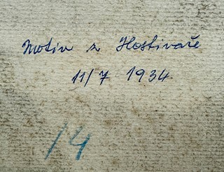 Jindřich Fürst (1873 - 1943) - Motiv z Hostivaře
