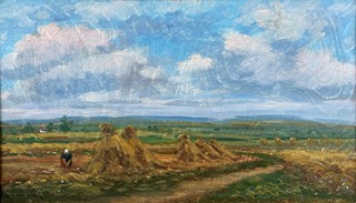 Ferdinand Hanuš Hérink (1889 - 1958) - Ve žních na Hané