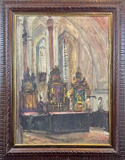 Václav Kozák (1889 - 1969) - Interiér kostela