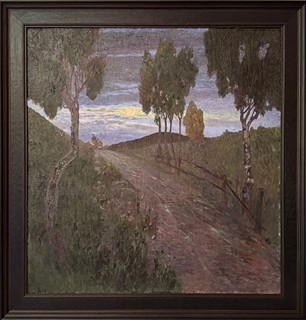 Hugo Baar (1873 - 1912) - Noční nálada (cesta)