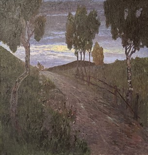 Hugo Baar (1873 - 1912) - Noční nálada (cesta)