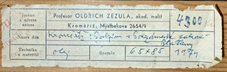 Oldřich Zezula (1907 - 1980) - Podzim v Podzámecké zahradě