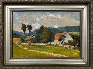 Jindřich Bubeníček (1856 - 1935) - Chalupy v podhůří