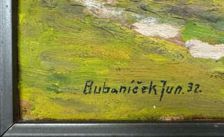 Jindřich Bubeníček (1856 - 1935) - Chalupy v podhůří