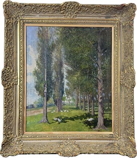Petr Jaroš (1859 - 1929) - Vesnický motiv