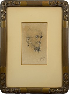 Maxmilián Pirner (1854 - 1924) - Portrétní studie muže