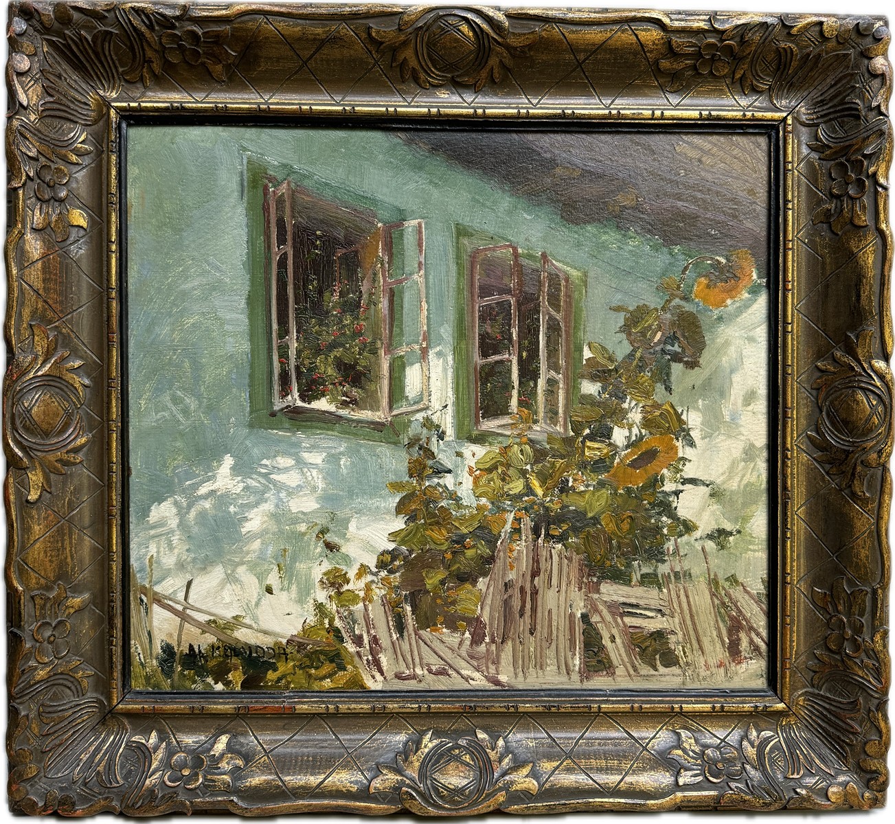 Alois Kalvoda (1875 - 1934) - Slovácká chalupa