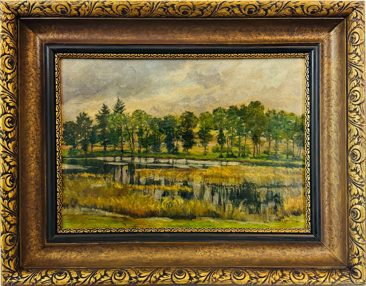 Josef Jambor (1887 - 1964) - Krajina s rybníkem
