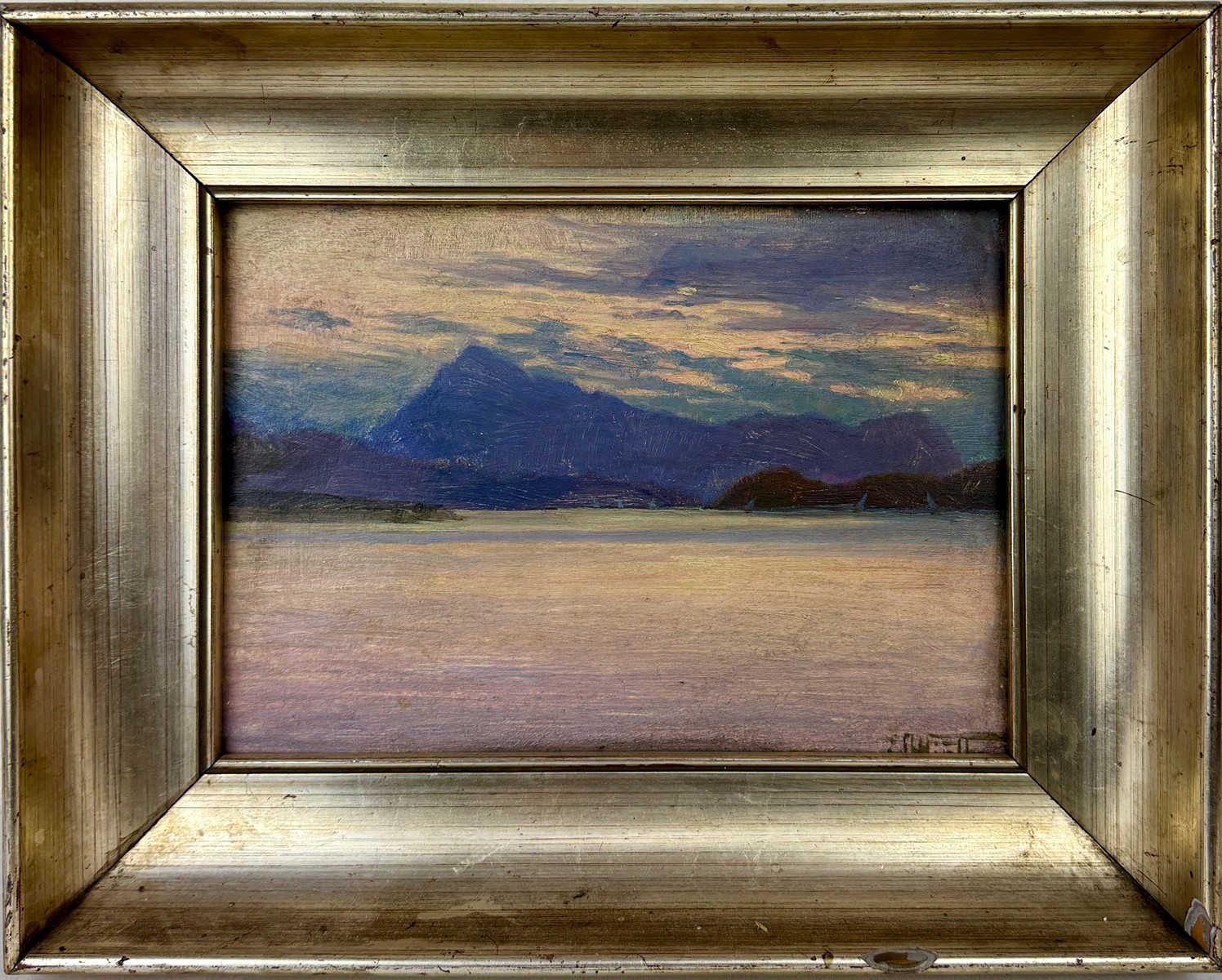 Eduard Wirth (1870 - 1935) - Červánky nad mořem