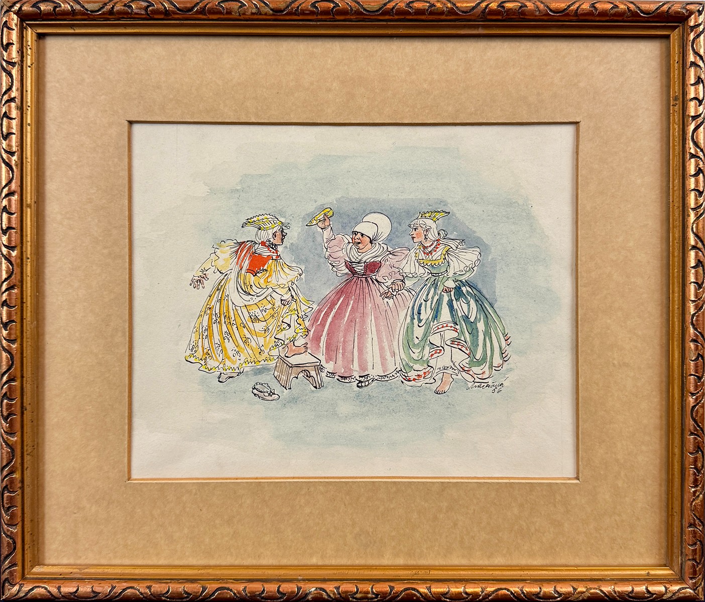 Milada Marešová (1901 - 1987) - Ilustrace k pohádce