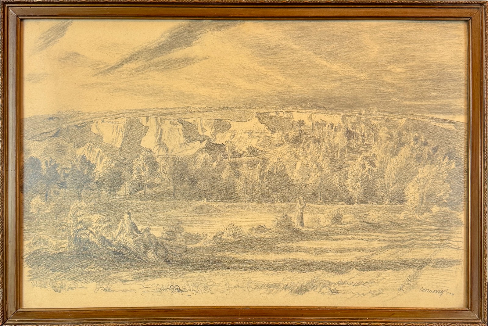 Jakub Obrovský (1882 - 1949) - Krajina s postavami