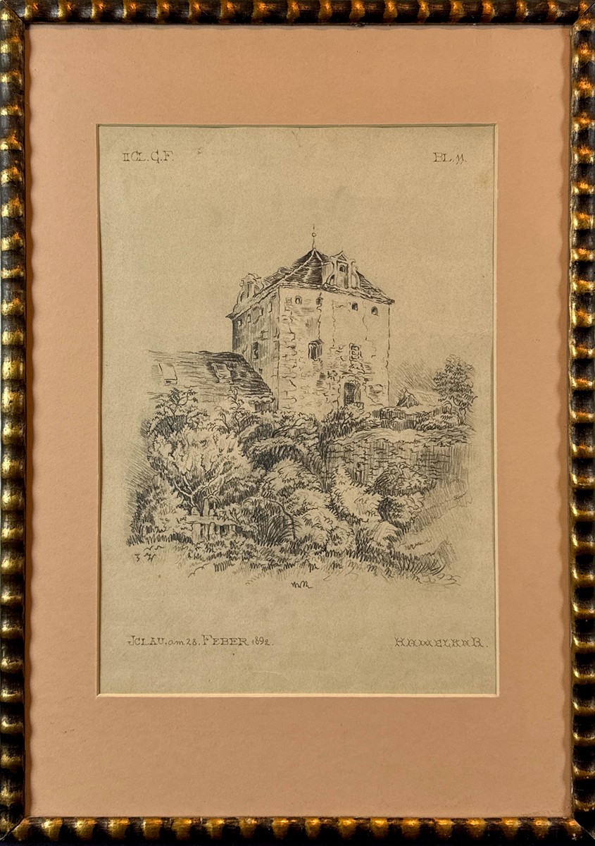 Roman Havelka (1877 - 1950) - Studie tvrze