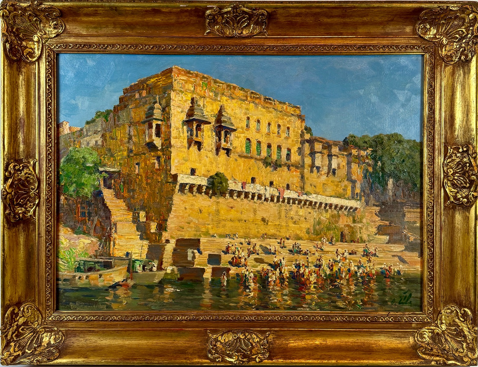 Otakar Číla (1894 - 1977) - Observatoř v Benaresu (Indie)