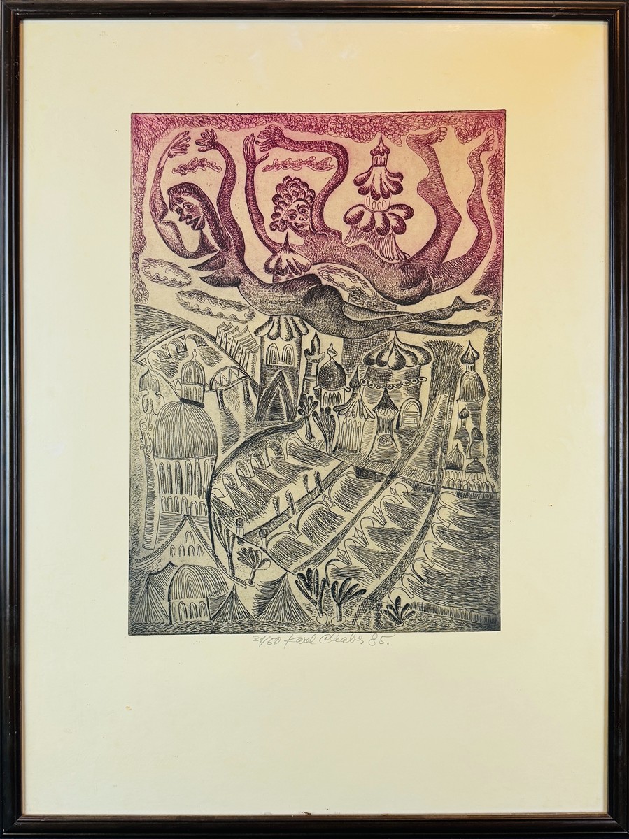 Karel Chaba (1925 - 2009) - Nad městem