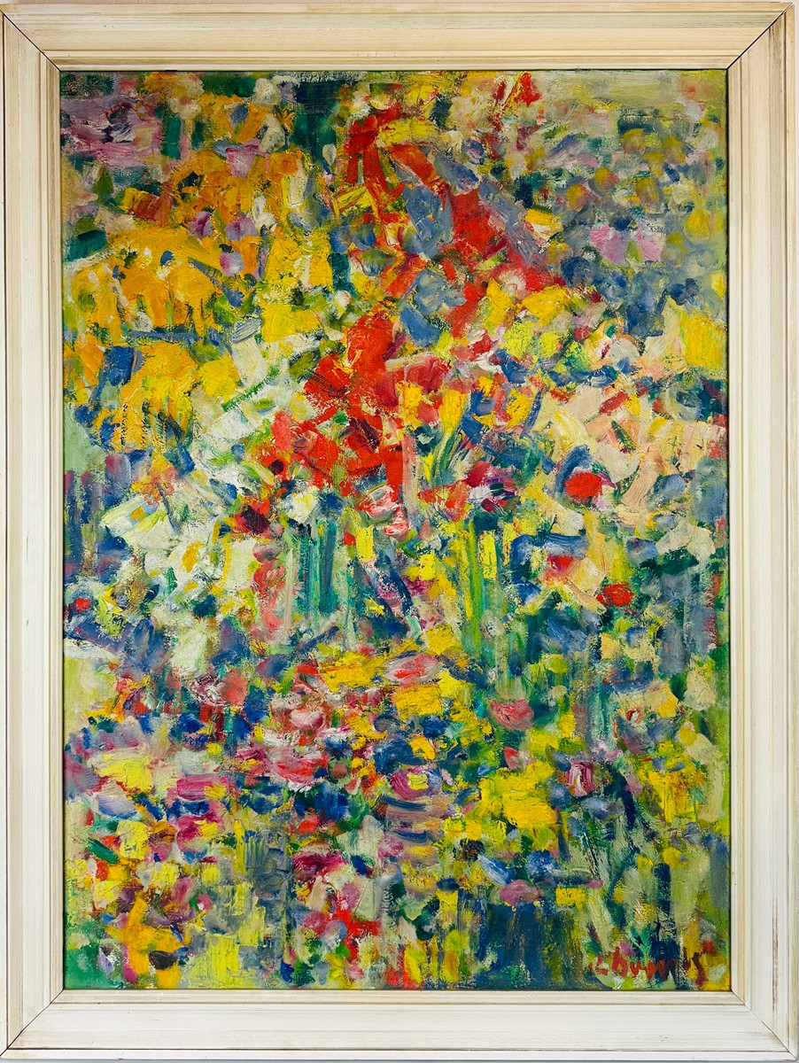 Bohumír Dvorský (1902 - 1976) - V zahradě - velký formát