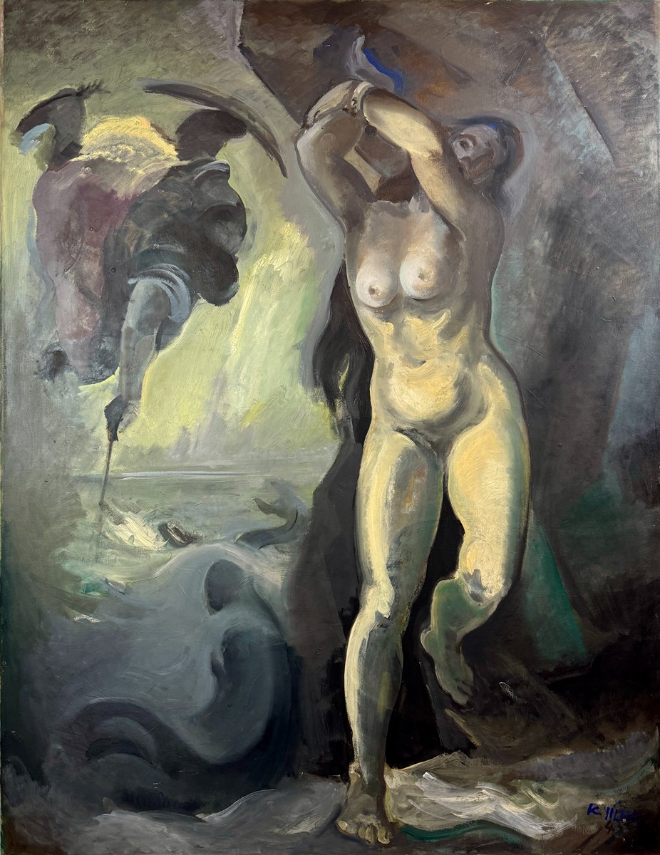 Karel Jílek (1896 - 1983) - Andromeda - obrovský formát.