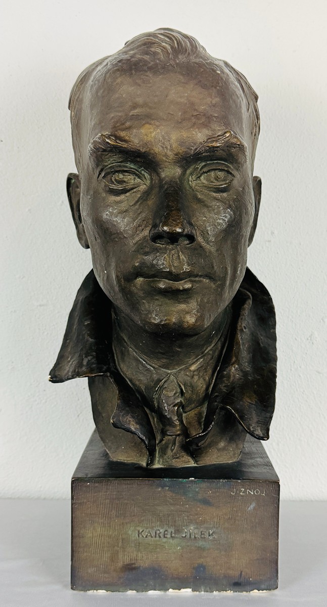 Jan Znoj (1905 - 1950) - Busta Karla Jílka