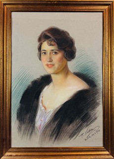 Rudolf Vácha (1860 - 1939) - Portrét šlechtičny