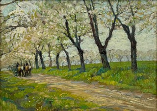 František Pečinka (1869 - 1917) - Kvetoucí sad
