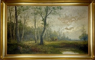 Georg Fischhof (1859 - 1914) - Les s povozem