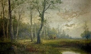 Georg Fischhof (1859 - 1914) - Les s povozem