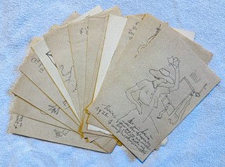 Jan Znoj (1905 - 1950) - Soubor kresbiček z cest