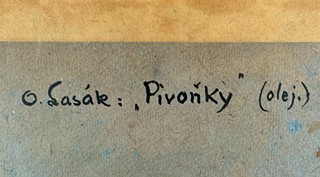Oldřich Lasák (1884 - 1968) - Pivoňky