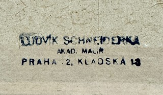 Ludvík Schneiderka (1903 - 1980) - Zátiší s ovocem