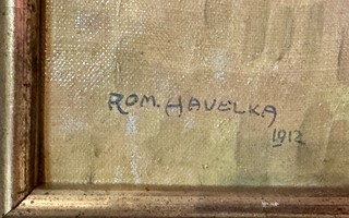Roman Havelka (1877 - 1950) - Panáky - velký formát