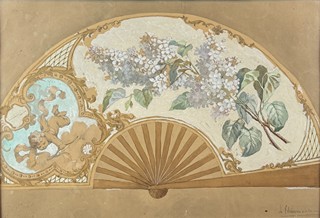 Ludmila Janovská Kleinmondová (1870 - 1955) - Vějíř
