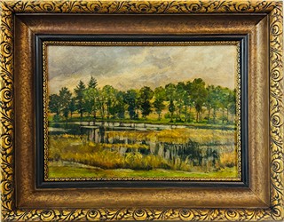 Josef Jambor (1887 - 1964) - Krajina s rybníkem