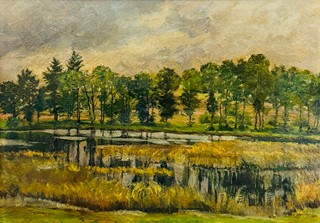 Josef Jambor (1887 - 1964) - Krajina s rybníkem
