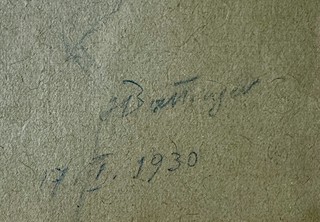 Hugo Boettinger (1880 - 1934) - Portét Ignáta Herrmanna