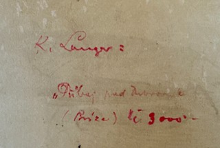 Karel Langer (1878 - 1947) - Příboj pod Dubrovníkem